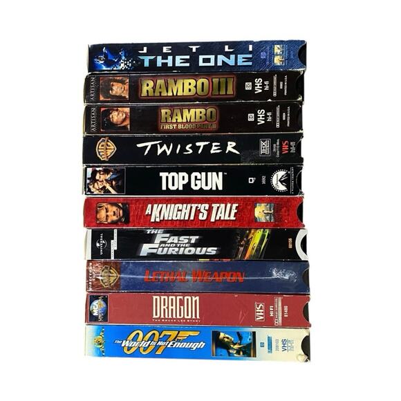 Vintage Action / Thriller VHS Movie Lot - Picture 2 of 2